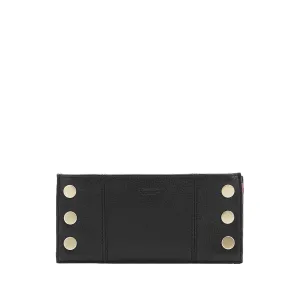 110 North Wallet In Black/brushed Gold