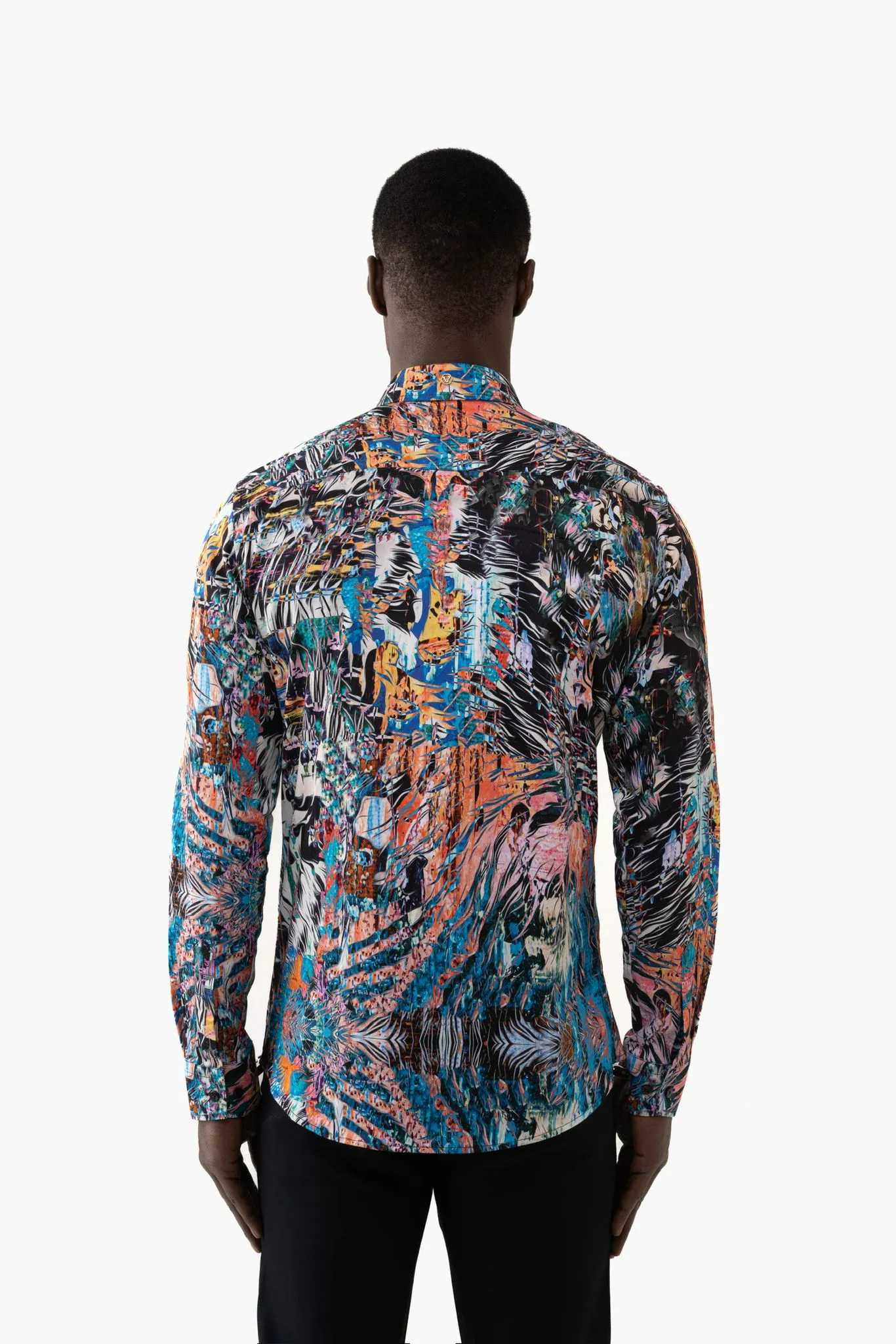 Abstract Artisan Cotton Men's Casual Shirt