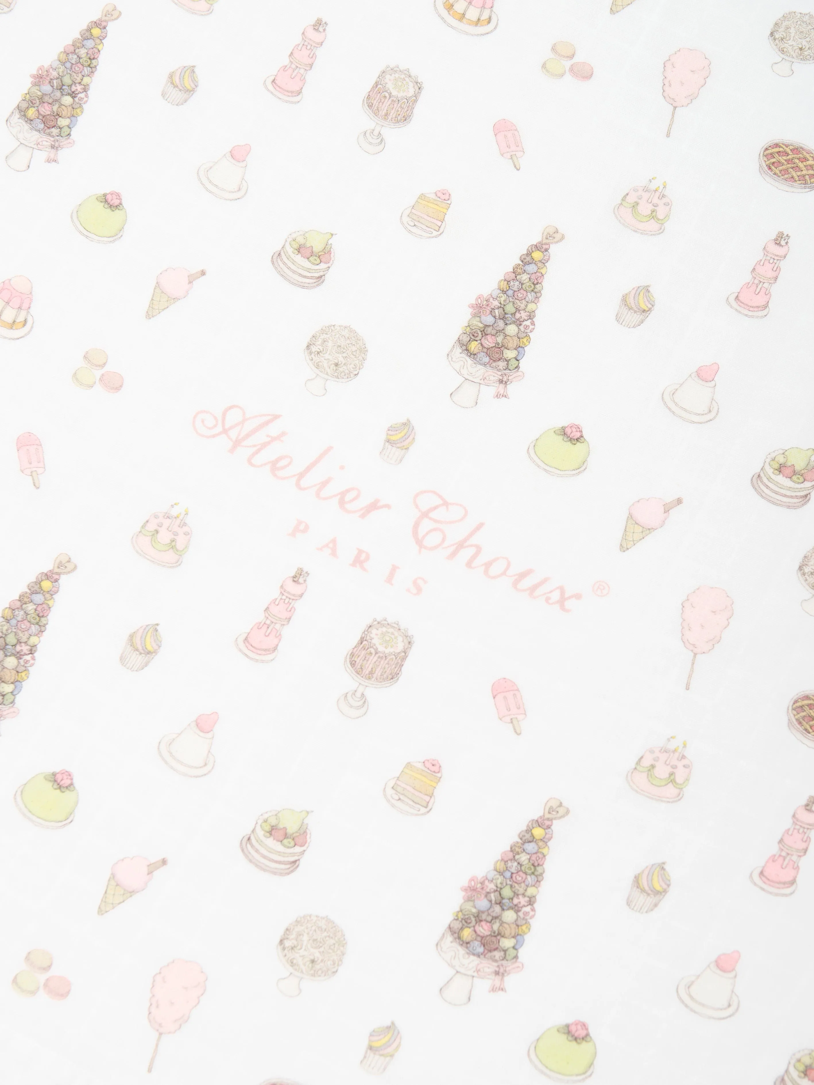 Atelier Choux Baby Girls Sweetie Pie Swaddle in Pink