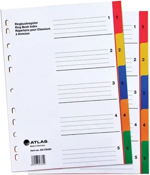 Atlas 1-5 PP Col Divider Multicolor