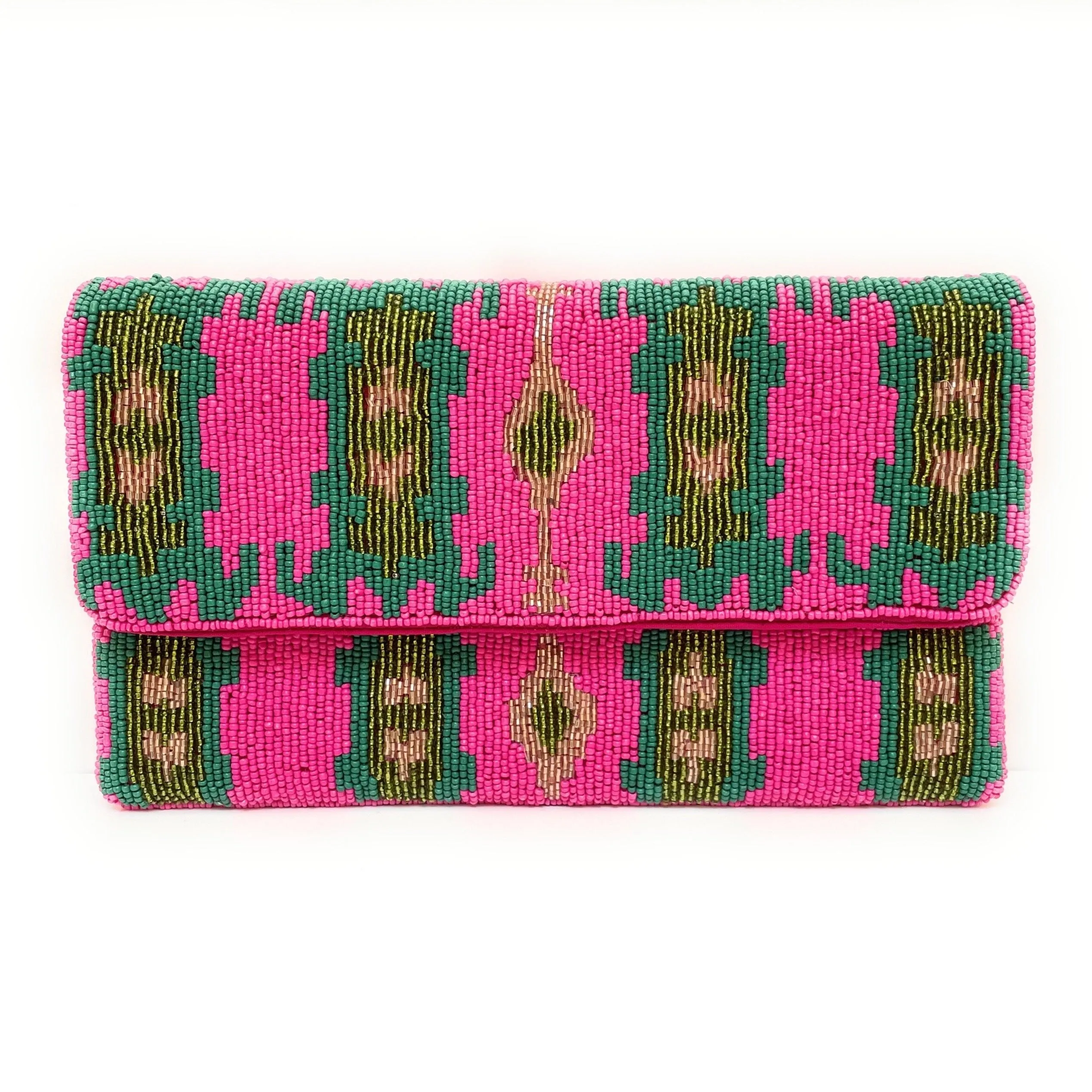 Bohemian Beaded Clutch Purse