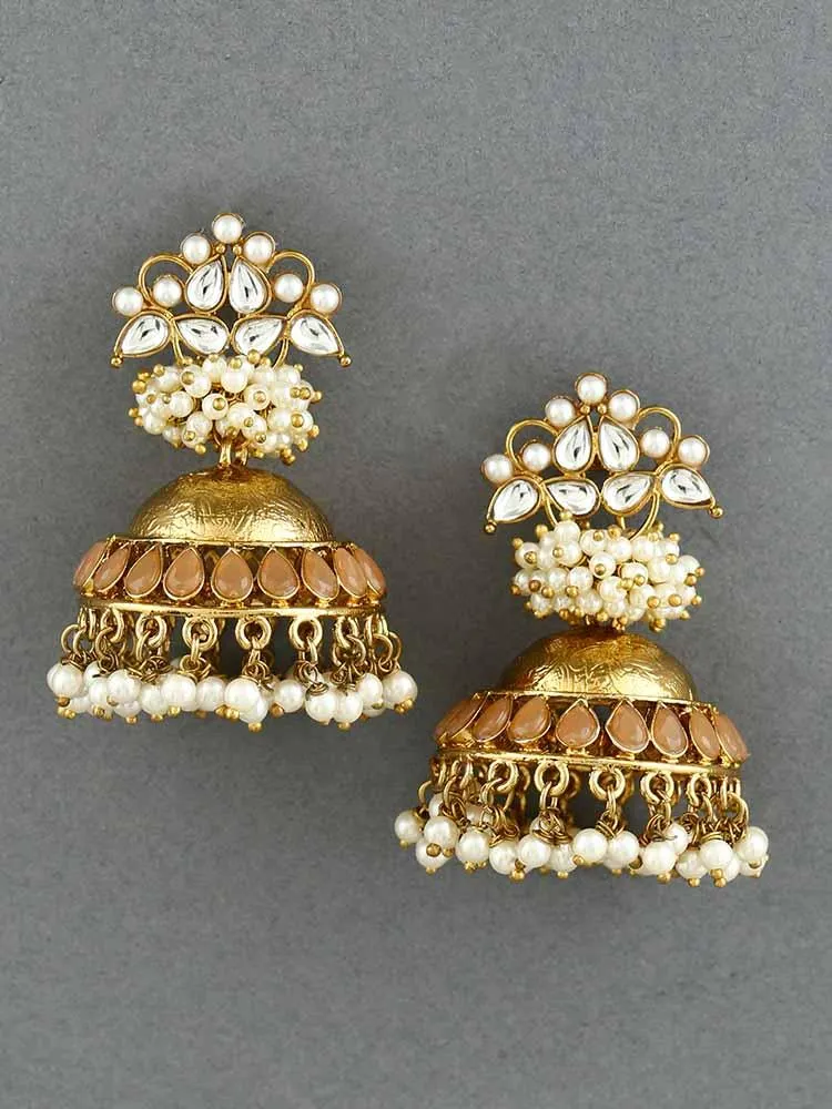 Brown Hastha Jhumkis