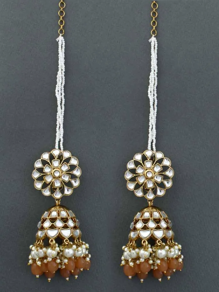 Brown Malka Sahara Jhumkis