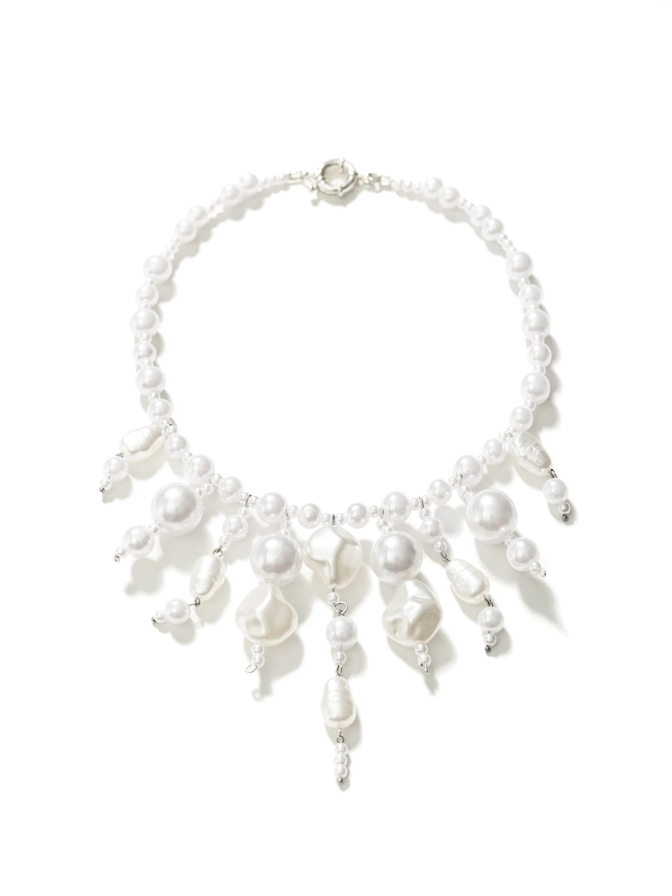 Chandelier necklace_Pearl