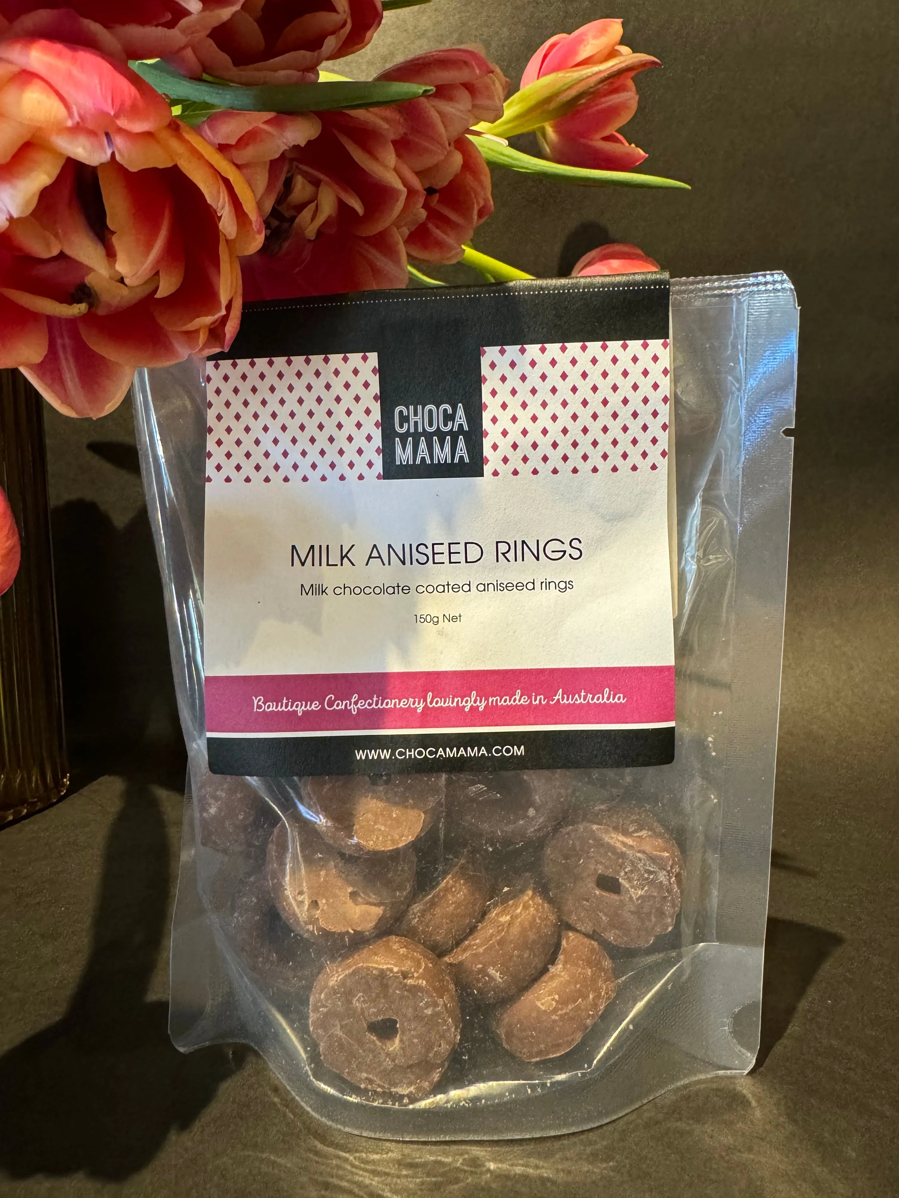 CHOCOAMAMA Aniseed RingsBag 150g