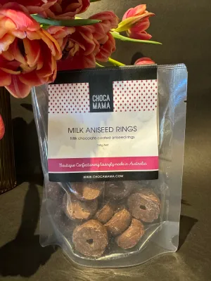 CHOCOAMAMA Aniseed RingsBag 150g