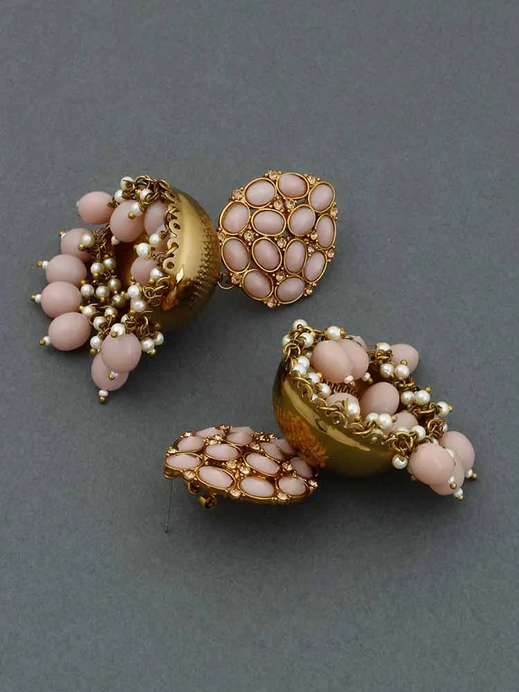 Crepe Bubble Jhumkis