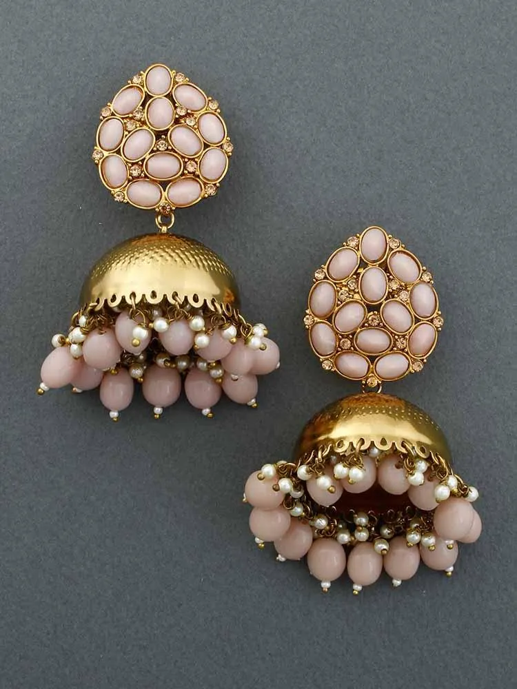 Crepe Bubble Jhumkis