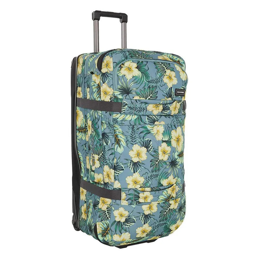 Dakine Unisex Hibiscus Tropical Split 110L Wheeled Roller Luggage Bag - 10002942-HIBISCUSTROPICAL