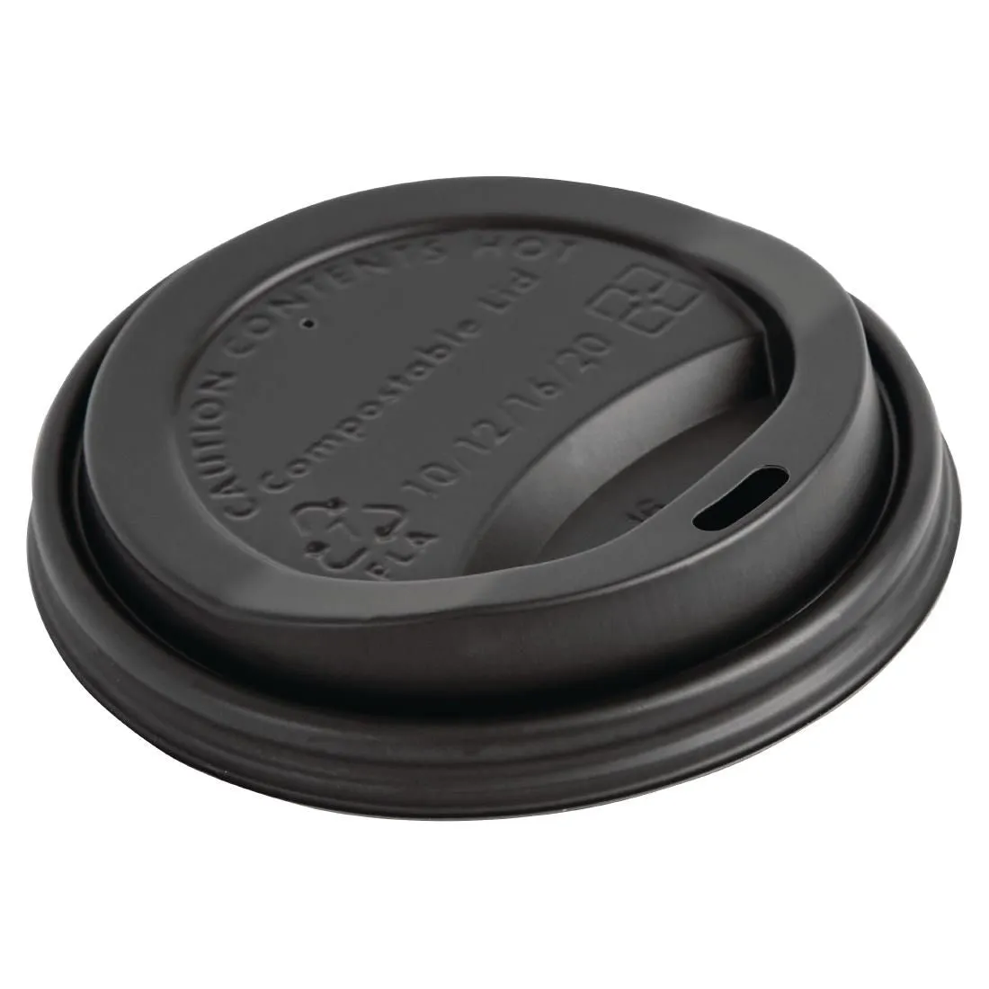 DS053 Fiesta Green Compostable Coffee Cup Lids 340ml / 12oz