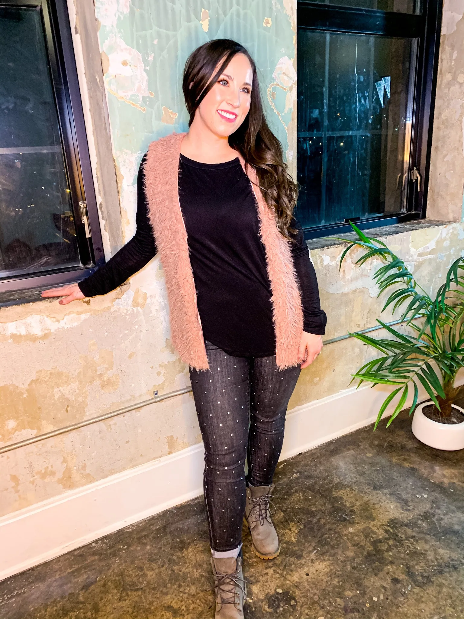 Faux Fur Full Conceal Vest