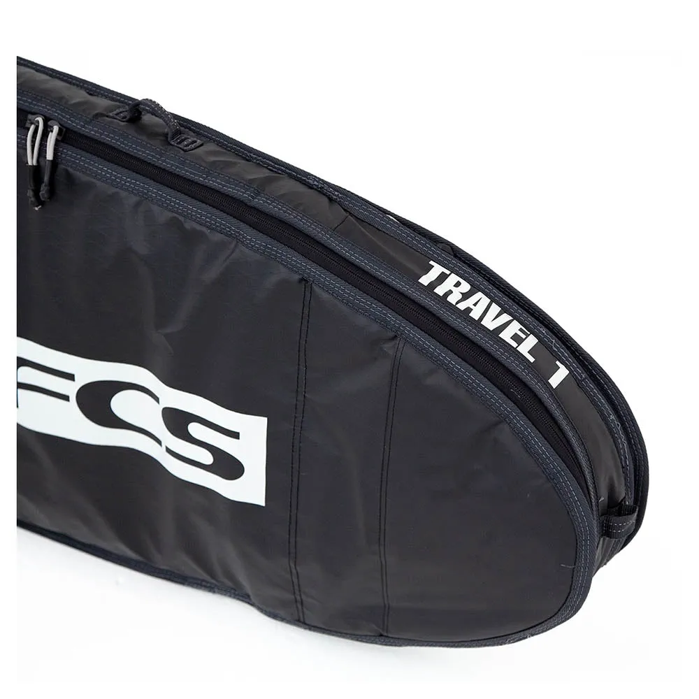 FCS Travel 1 Longboard Cover - Black