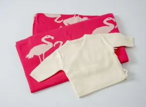 Gift Set of 2 (Blanket with Cotton Pullover) | 100% Organic Cotton