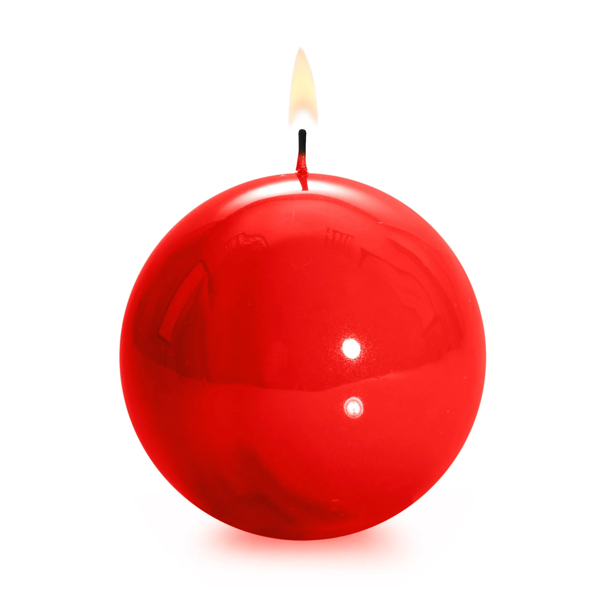 Italian Ball Candle - Papaya