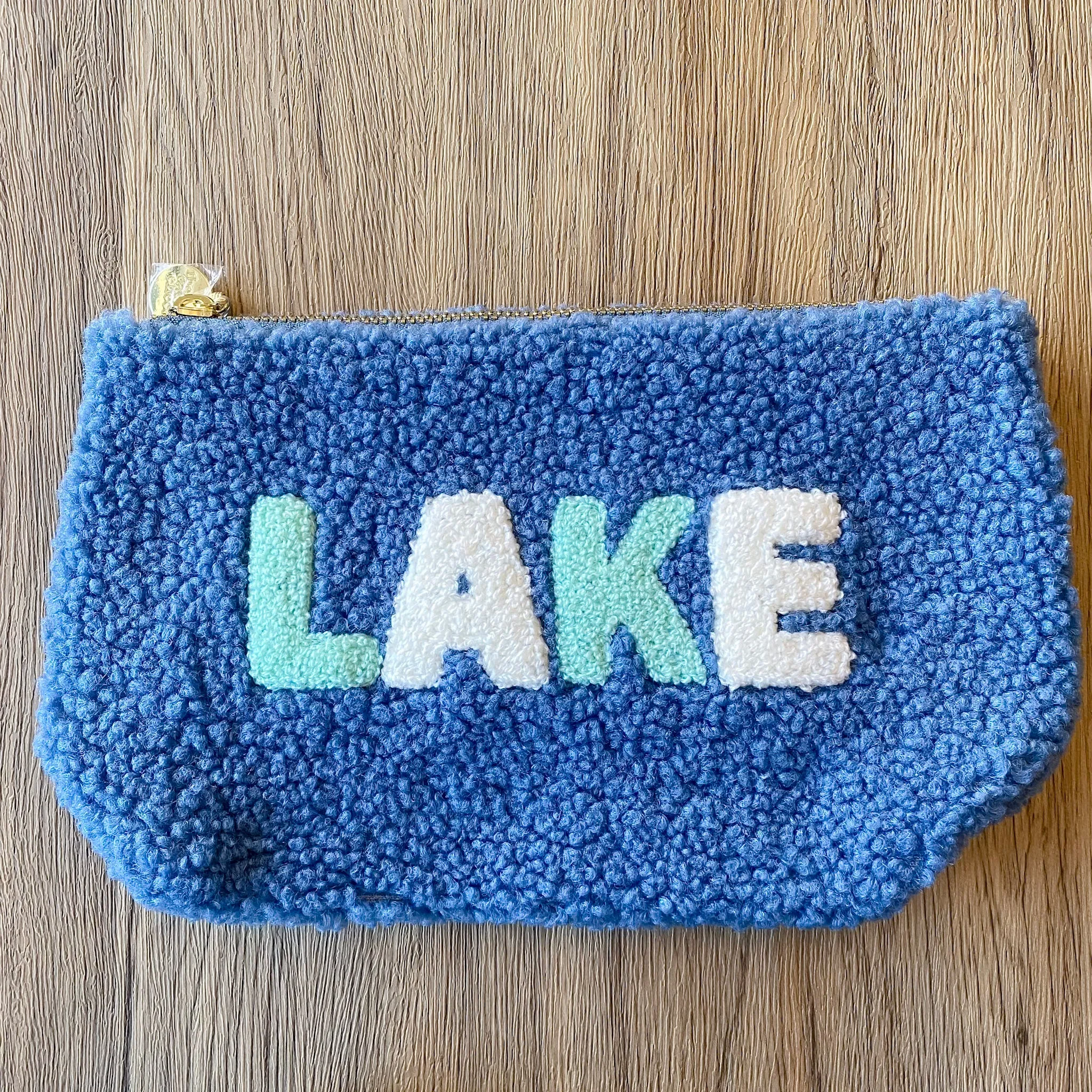Lake - Zippered Teddy Pouch