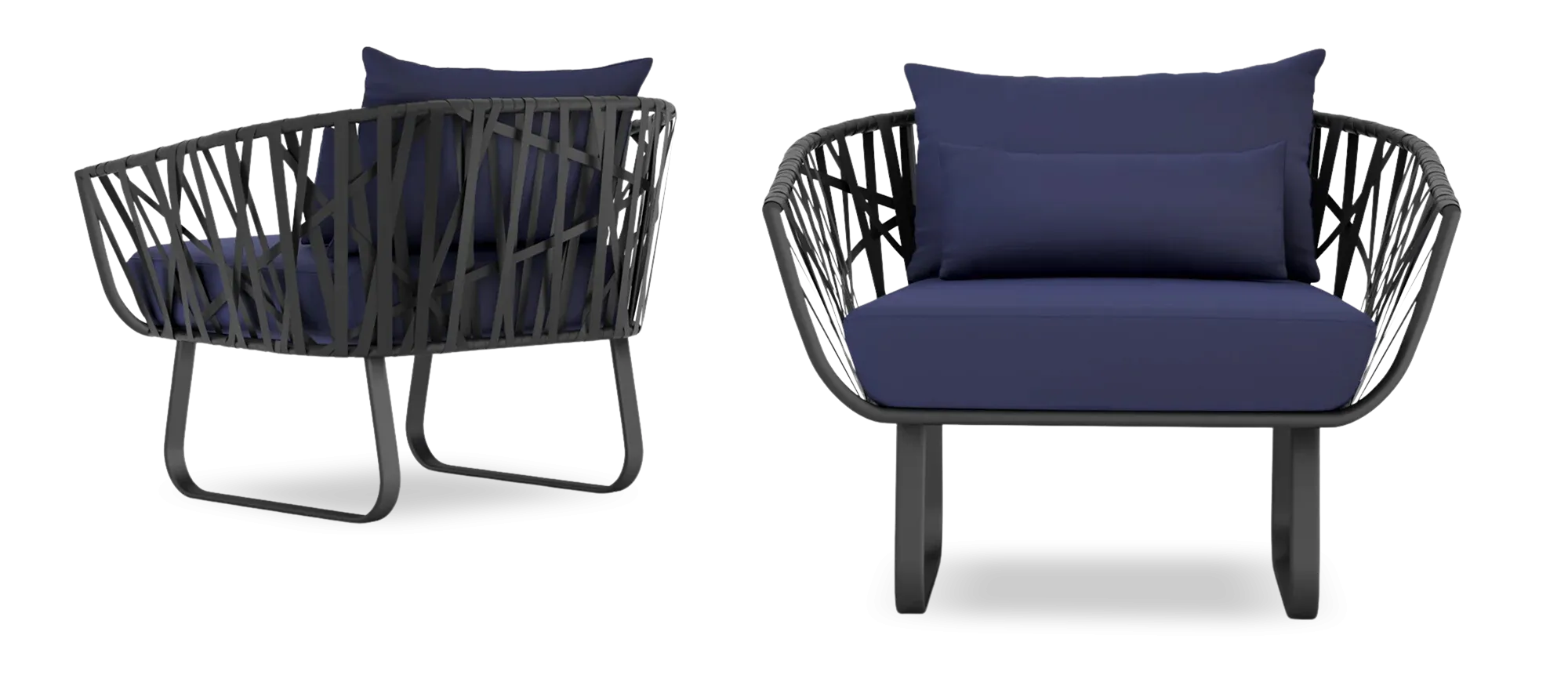 Lucy Lounge Chair Purple