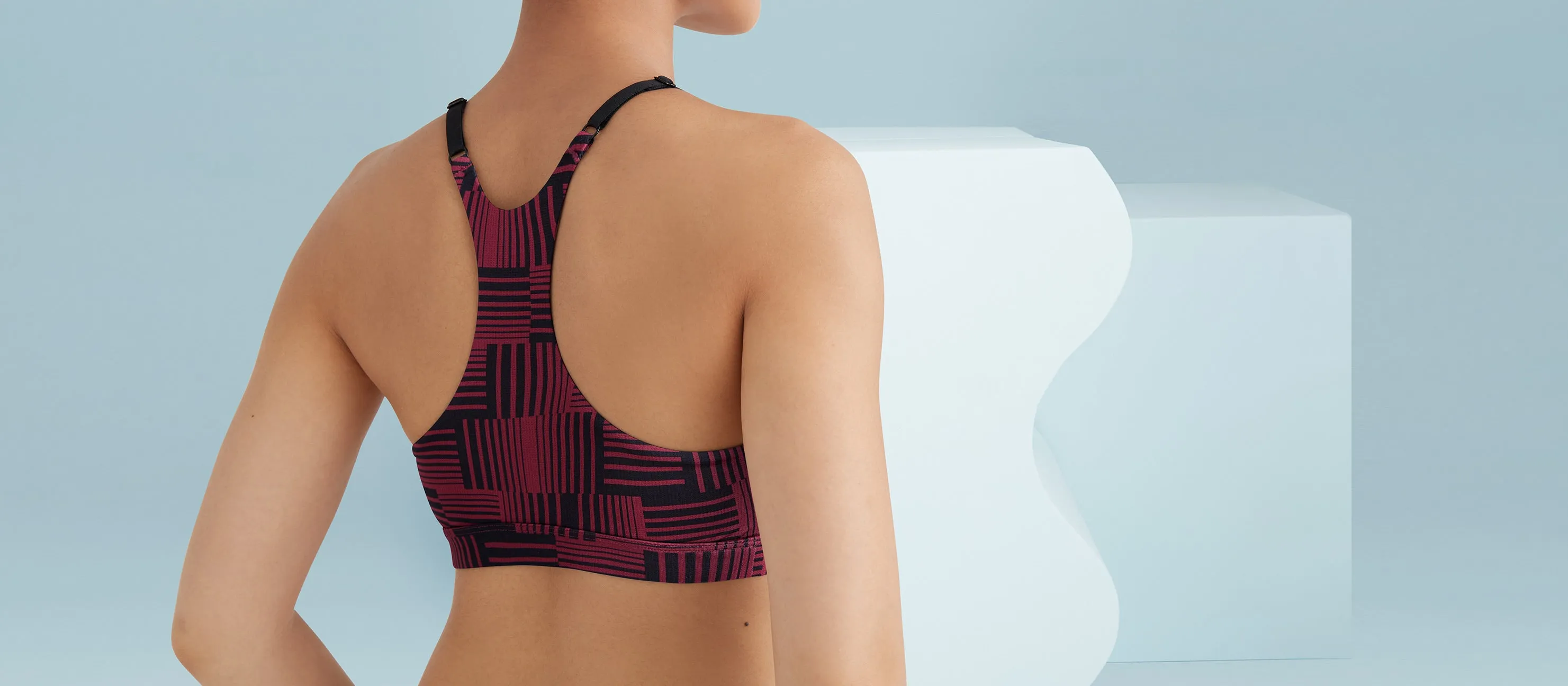 MoveMe Racerback Bralette | Basket Plaid