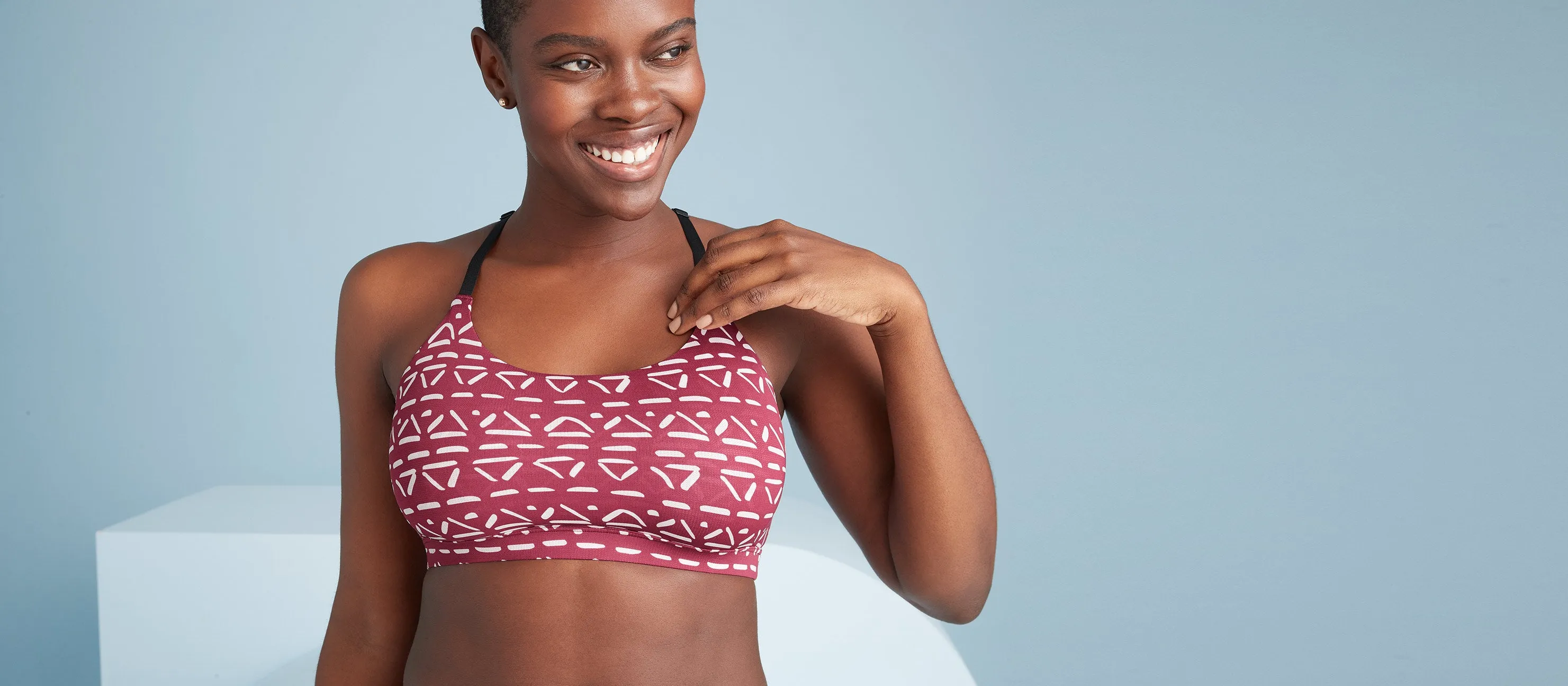 MoveMe Racerback Bralette | Triangles