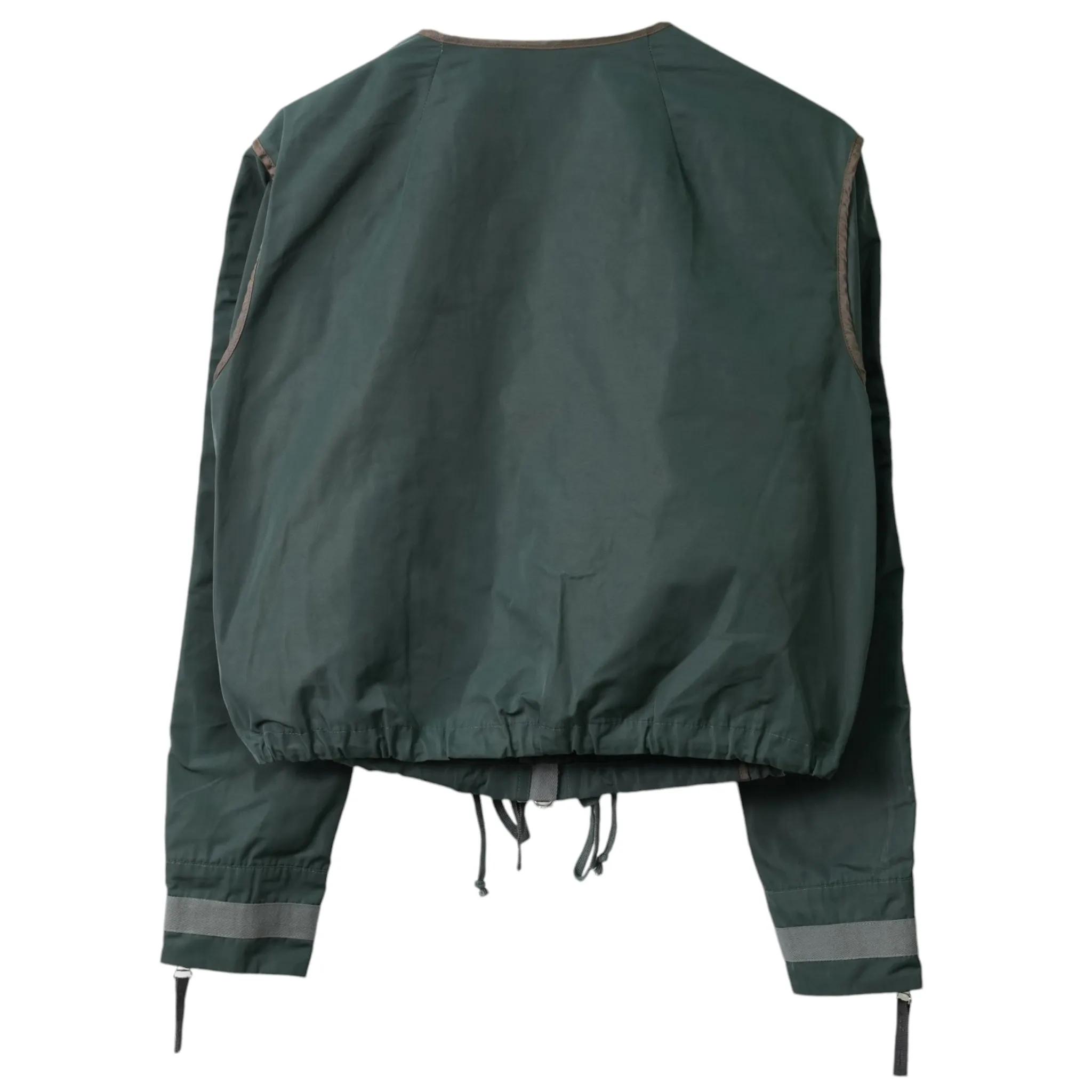MULTI ZIPPERED JACKET / GREEN