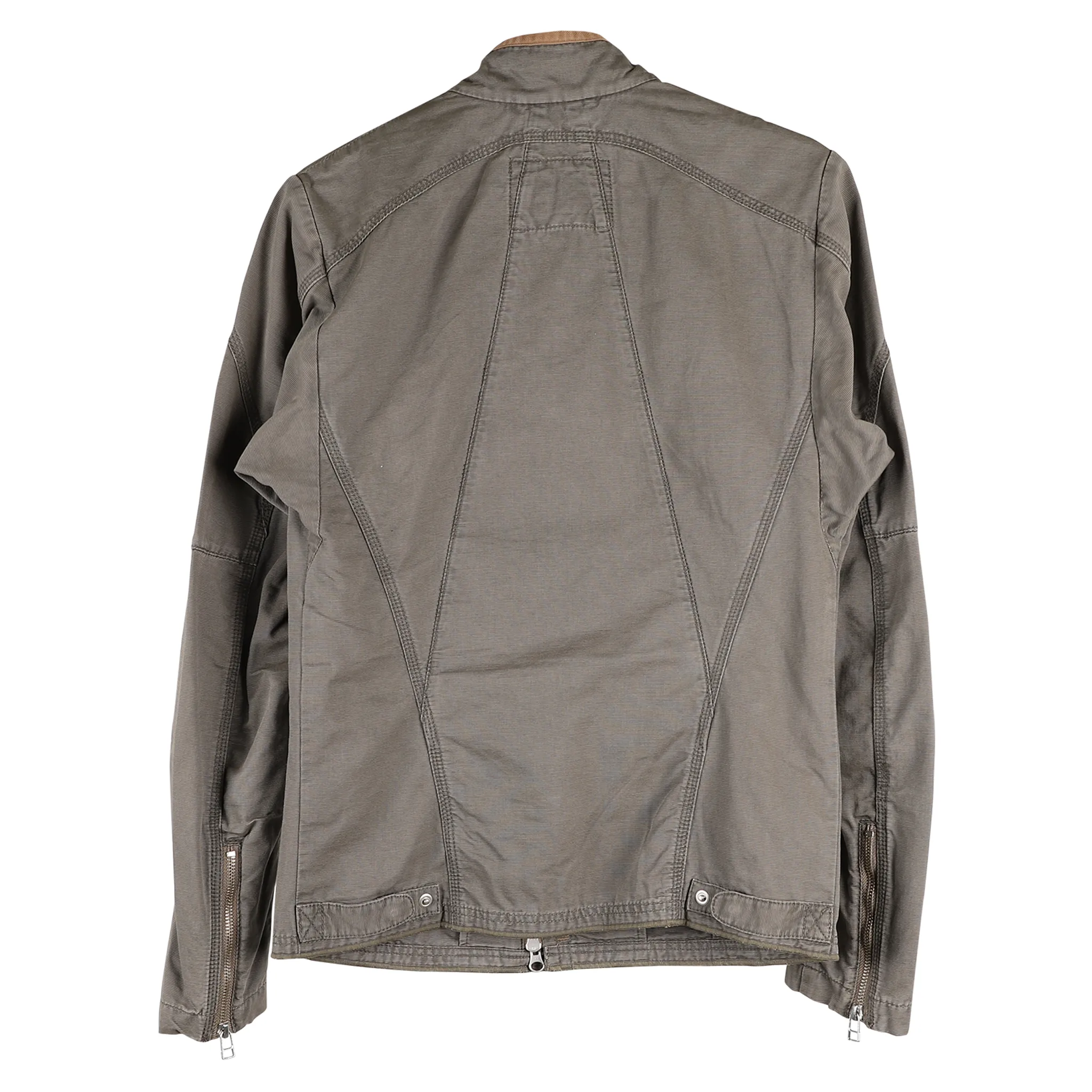 MULTI ZIPPERED JACKET / GREY