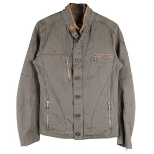 MULTI ZIPPERED JACKET / GREY