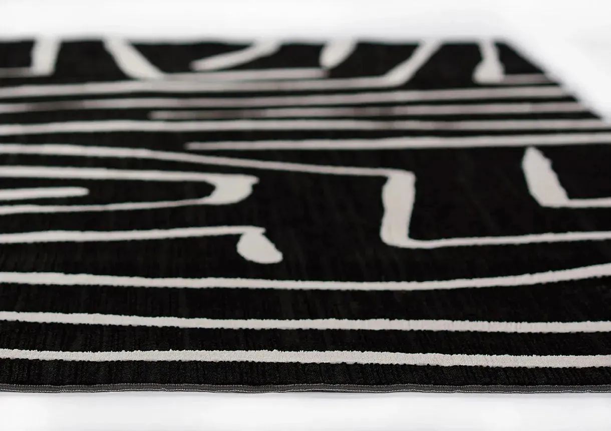 Noho NO-04 Black Rug