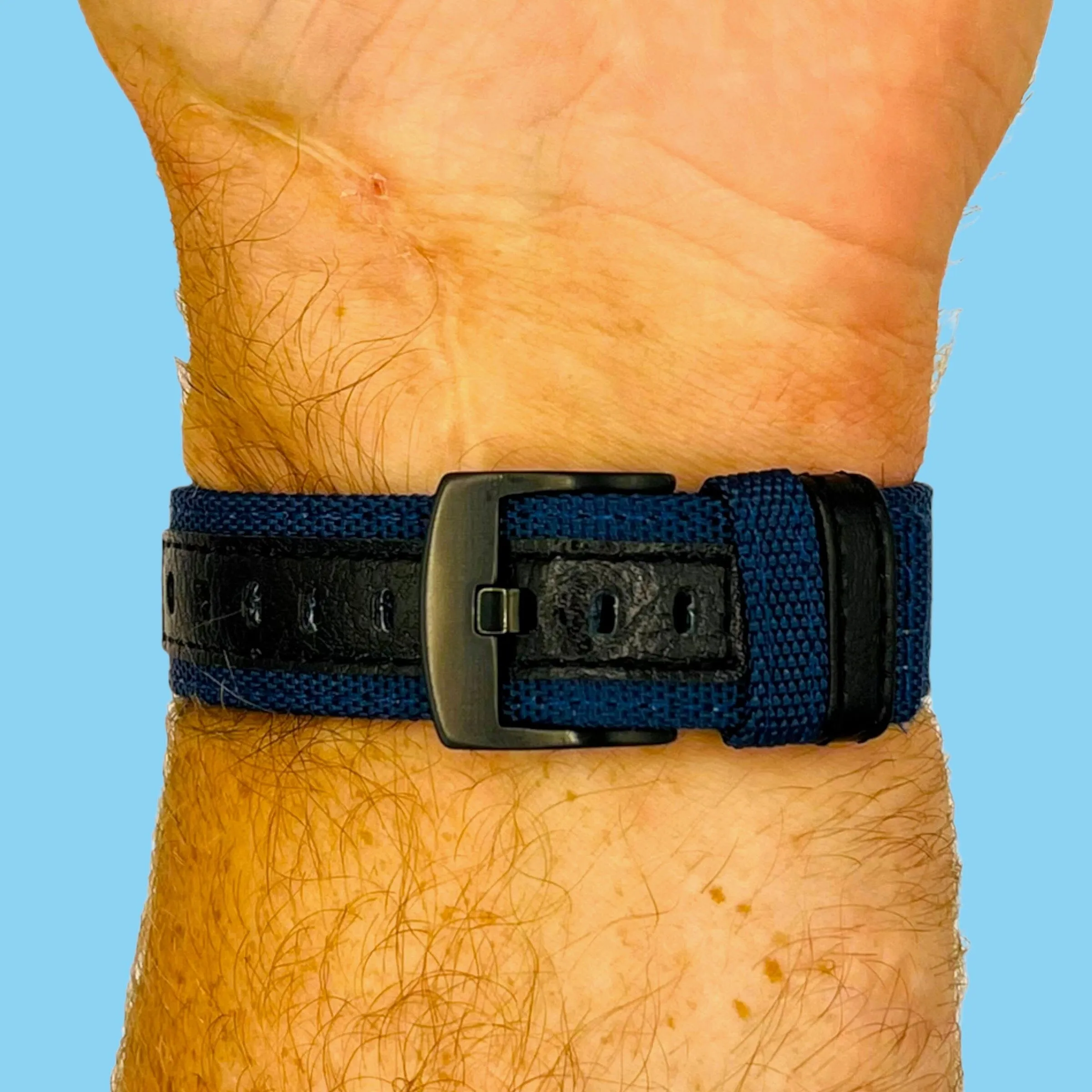 Nylon and Leather Watch Straps Compatible with Garmin Bounce