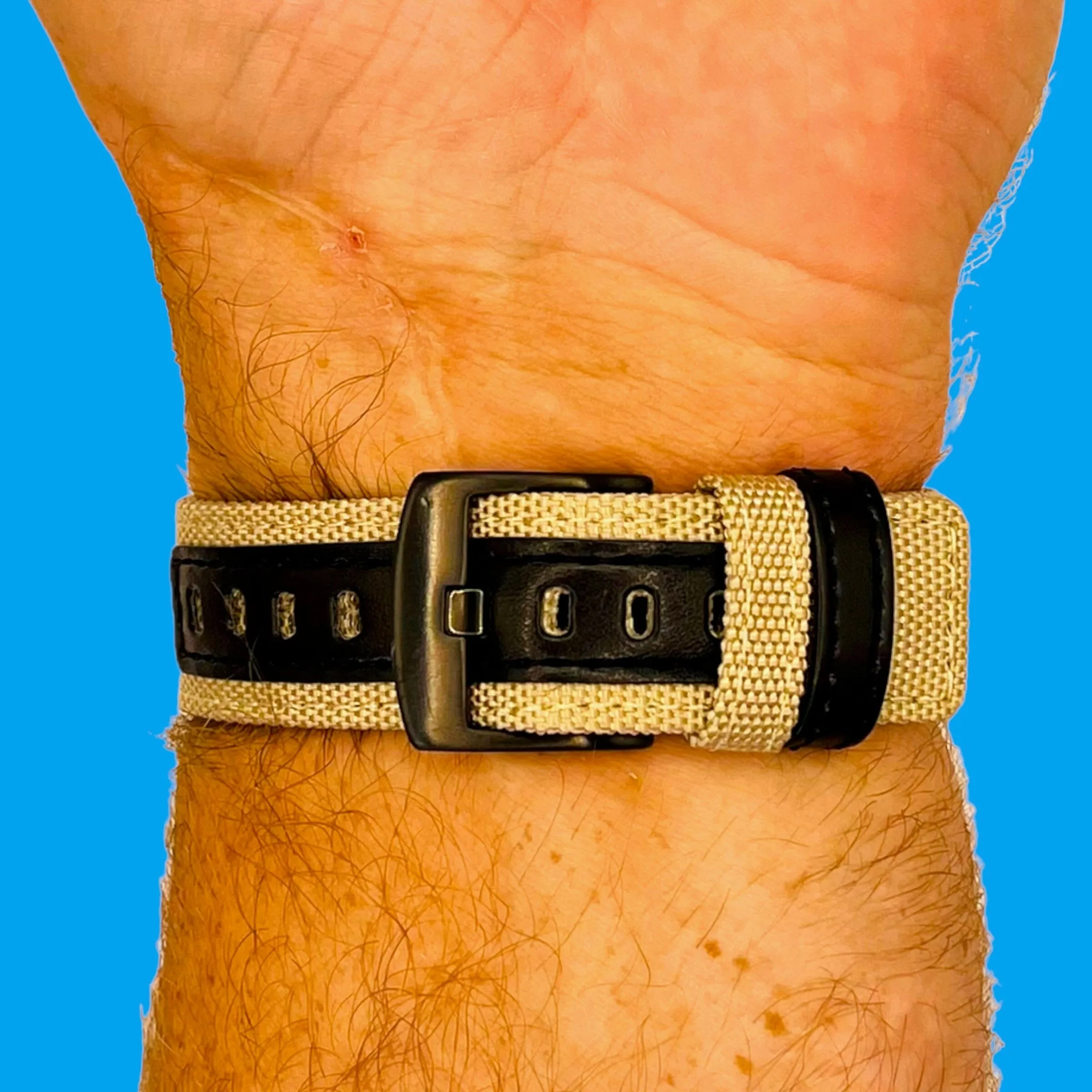 Nylon and Leather Watch Straps Compatible with Garmin Bounce
