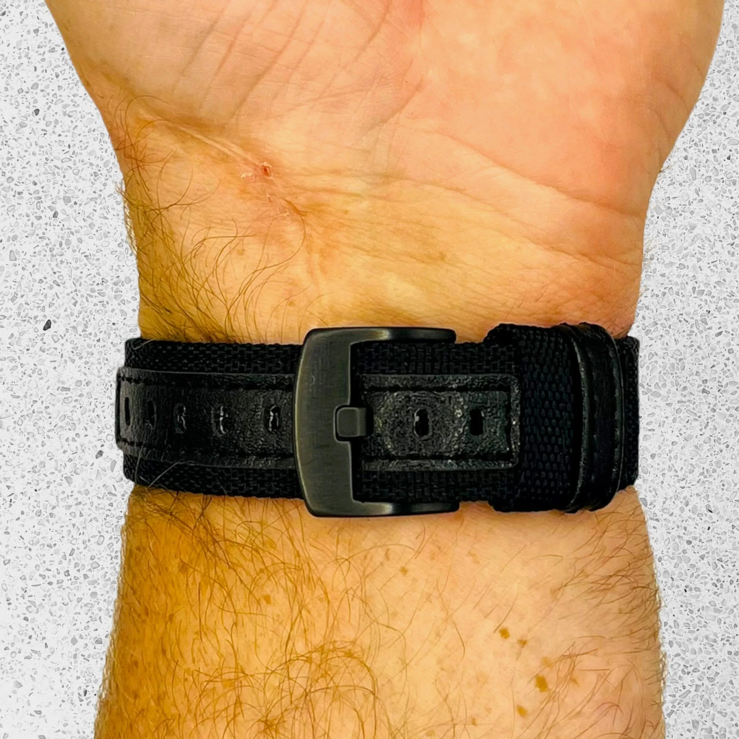 Nylon and Leather Watch Straps Compatible with Garmin Bounce