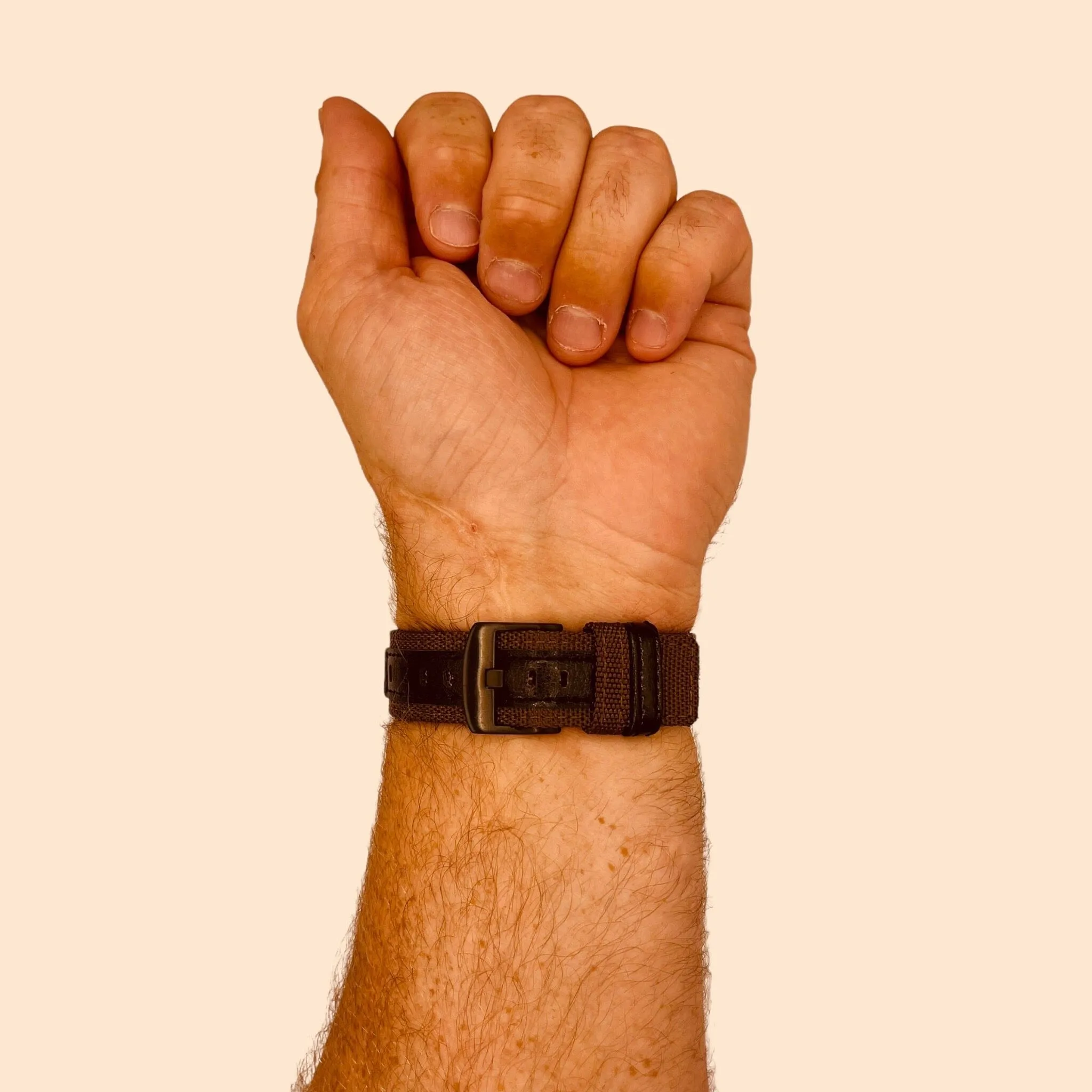Nylon and Leather Watch Straps Compatible with Garmin Bounce