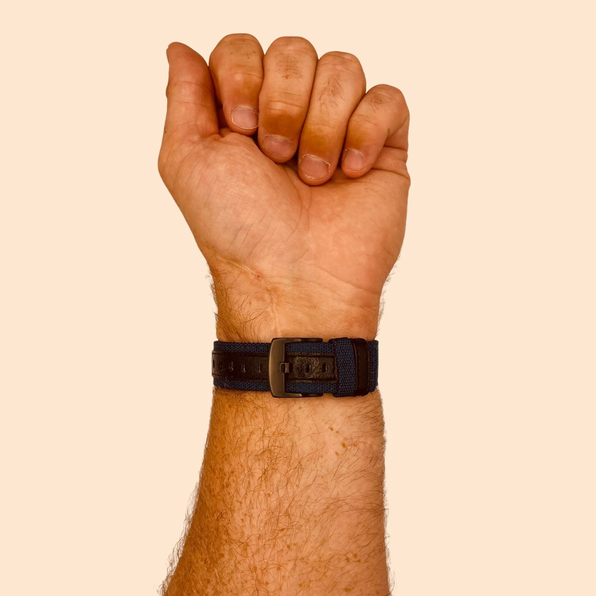 Nylon and Leather Watch Straps Compatible with Garmin Bounce