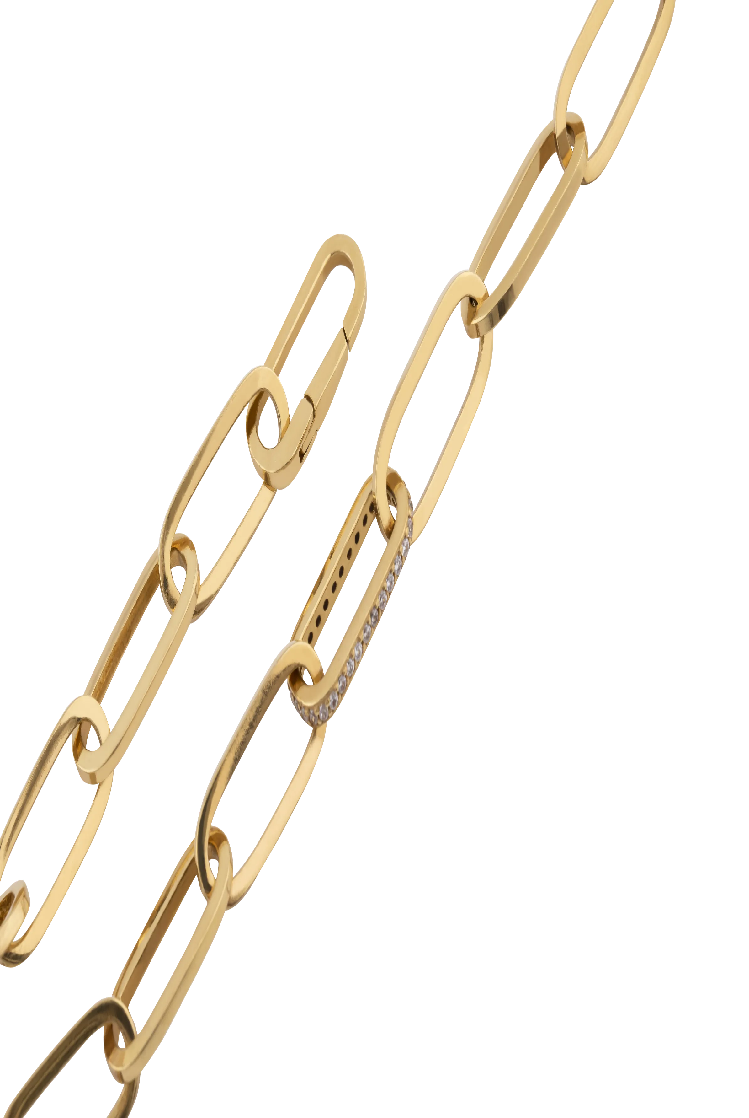 Oval Link Statement Necklace