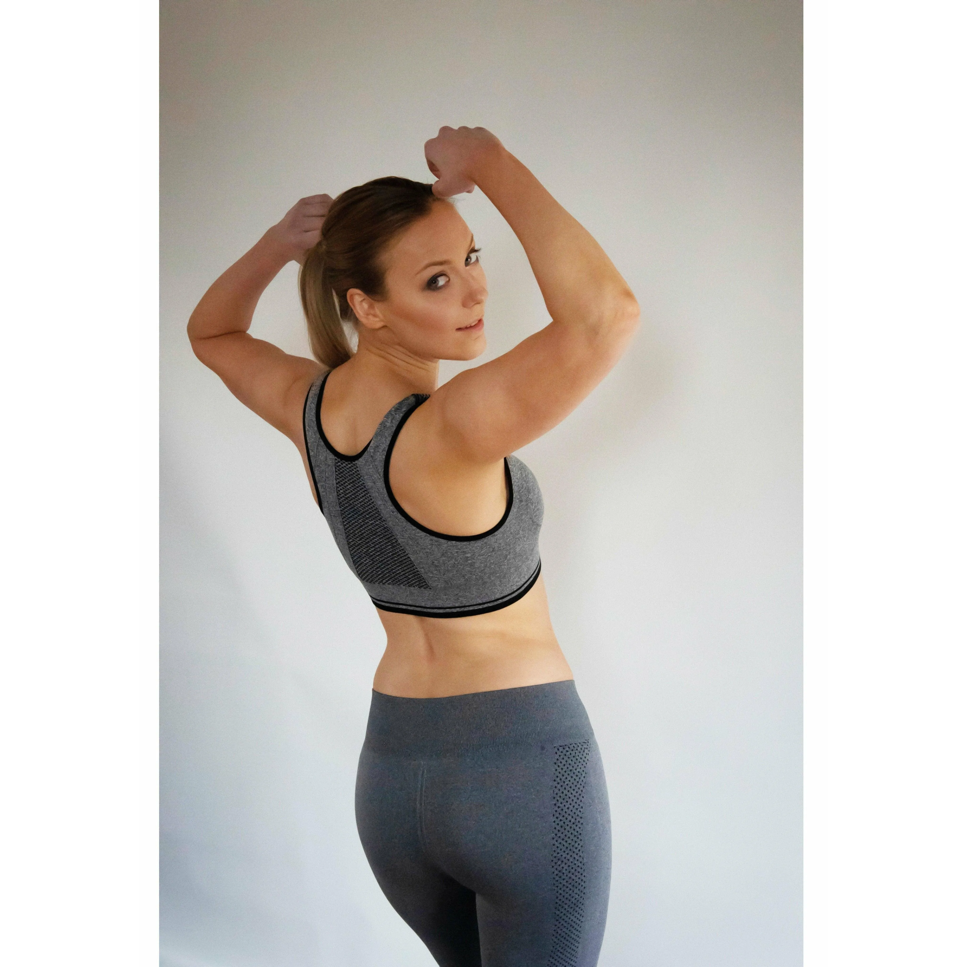 Pack of 2 High Impact Front Open Padded Sports Bra