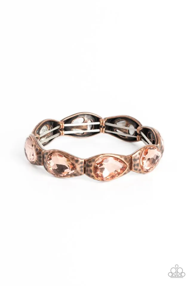 Paparazzi Bracelet ~ Formal Fanfare - Copper
