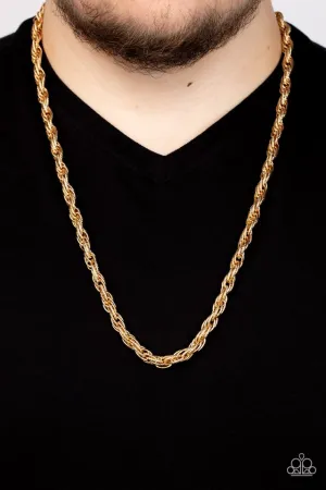 Paparazzi Necklace ~ Pit Stop - Gold