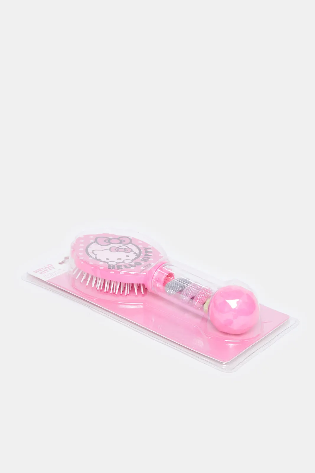 Pink Hello Kitty Hair Brush With Elastic