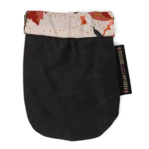 Polly: Charcoal Waxed Canvas