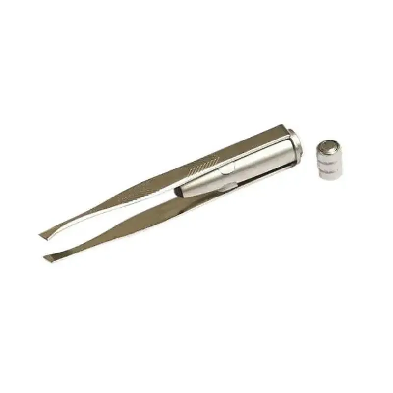 Portable LED Eyebrow Hair Tweezers
