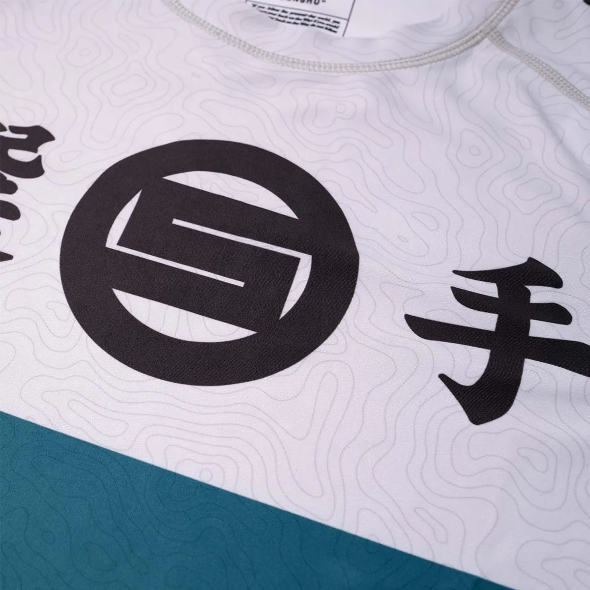 Scramble Senshu Rash Guard Blue/Black/White
