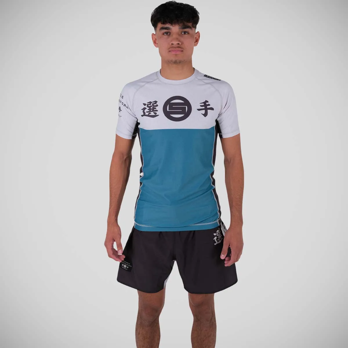 Scramble Senshu Rash Guard Blue/Black/White