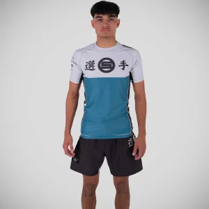 Scramble Senshu Rash Guard Blue/Black/White
