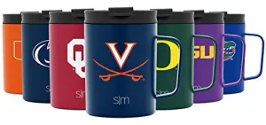 Simple Modern Officially Licensed Collegiate University of Virginia Coffee Mug with Lid | Gifts for Men Travel Thermos | 12oz Scout