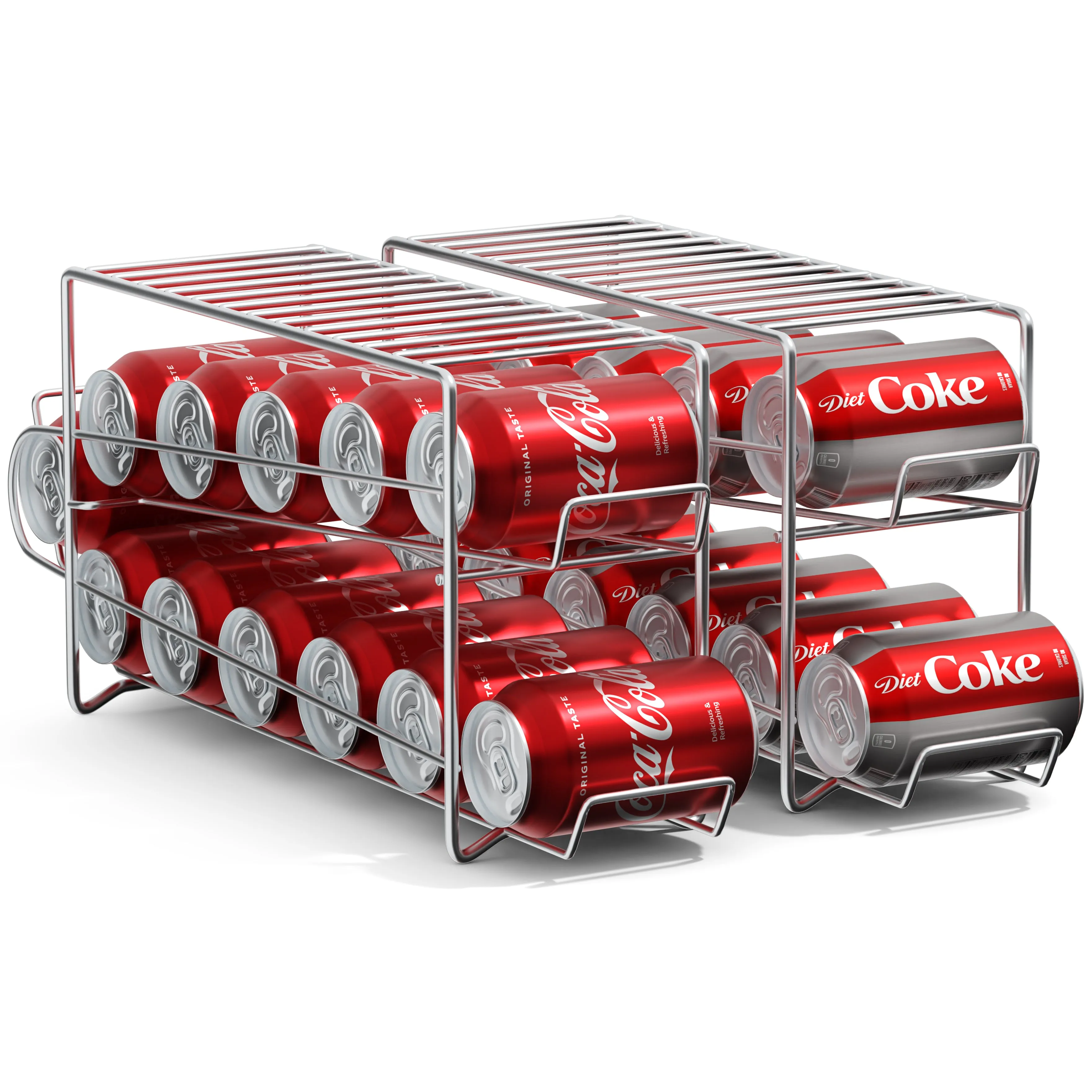 Soda Can Beverage Dispenser Rack (2 Pack)