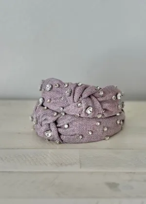 The Margo Studded Headband- Lilac