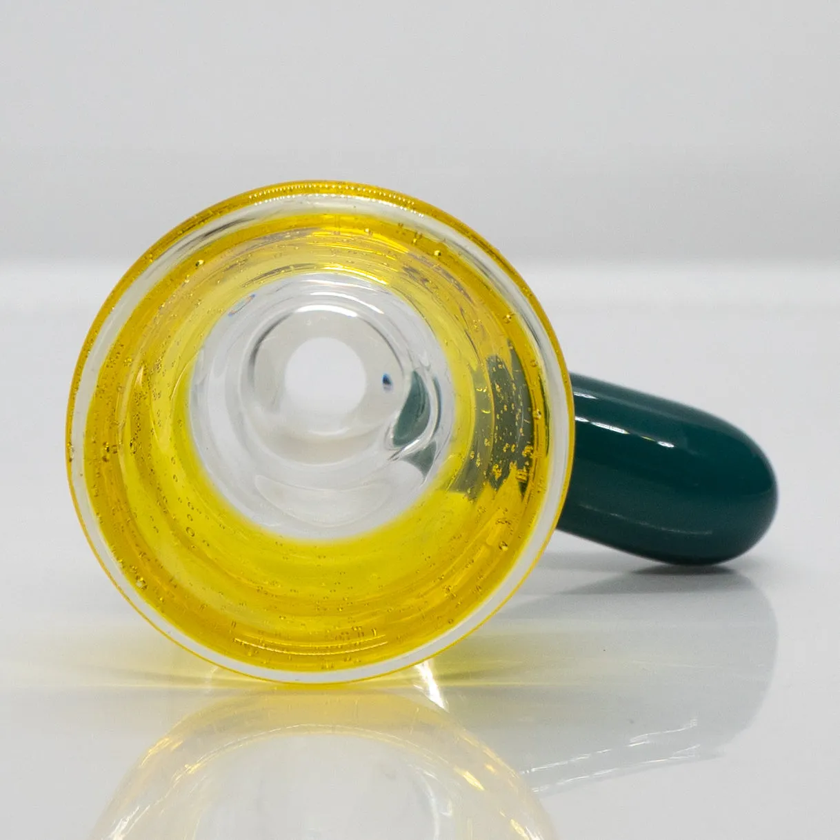 Unity Glassworks - Single Hole Martini Slide - 18mm - CFL Terps & Agua Azul