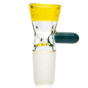 Unity Glassworks - Single Hole Martini Slide - 18mm - CFL Terps & Agua Azul