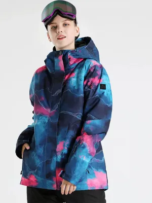 Women Insulated Snow Snowboarding Jacket Breathable
