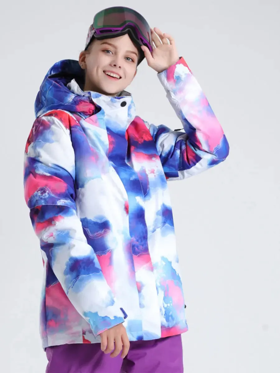 Women Insulated Snow Snowboarding Jacket Breathable