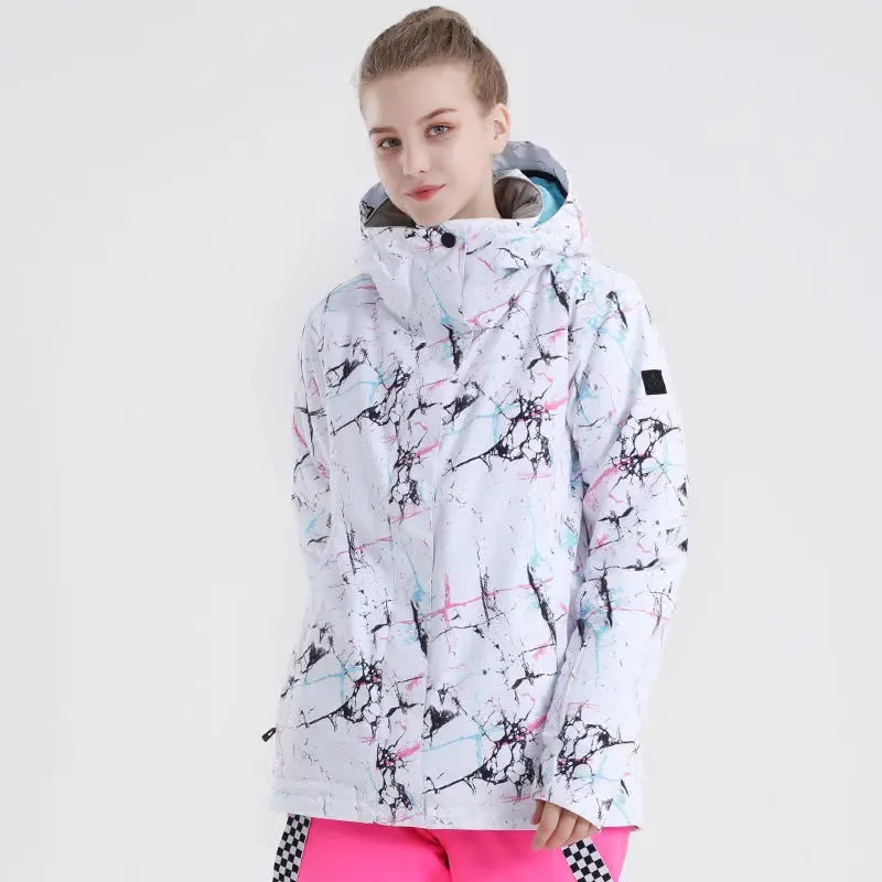 Women Insulated Snow Snowboarding Jacket Breathable