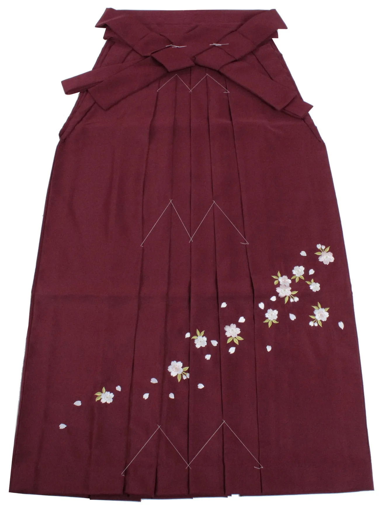 Women's Hakama Skirt Cherry Blossom Embroidery, Hakama Only
